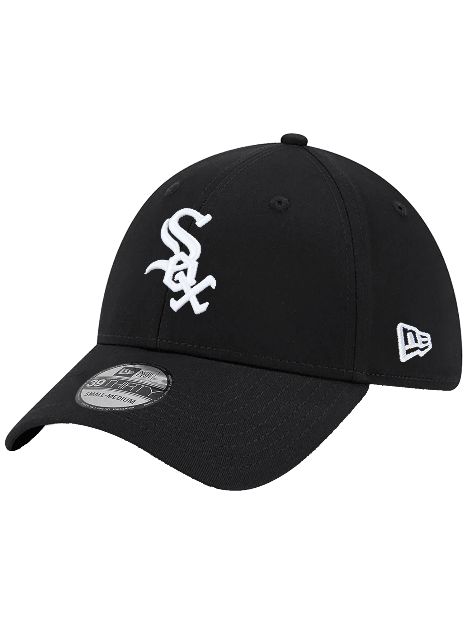 New Era Caps Chicago White Sox New Era MLB Team 39THIRTY Stretch-Fit Hat - Black