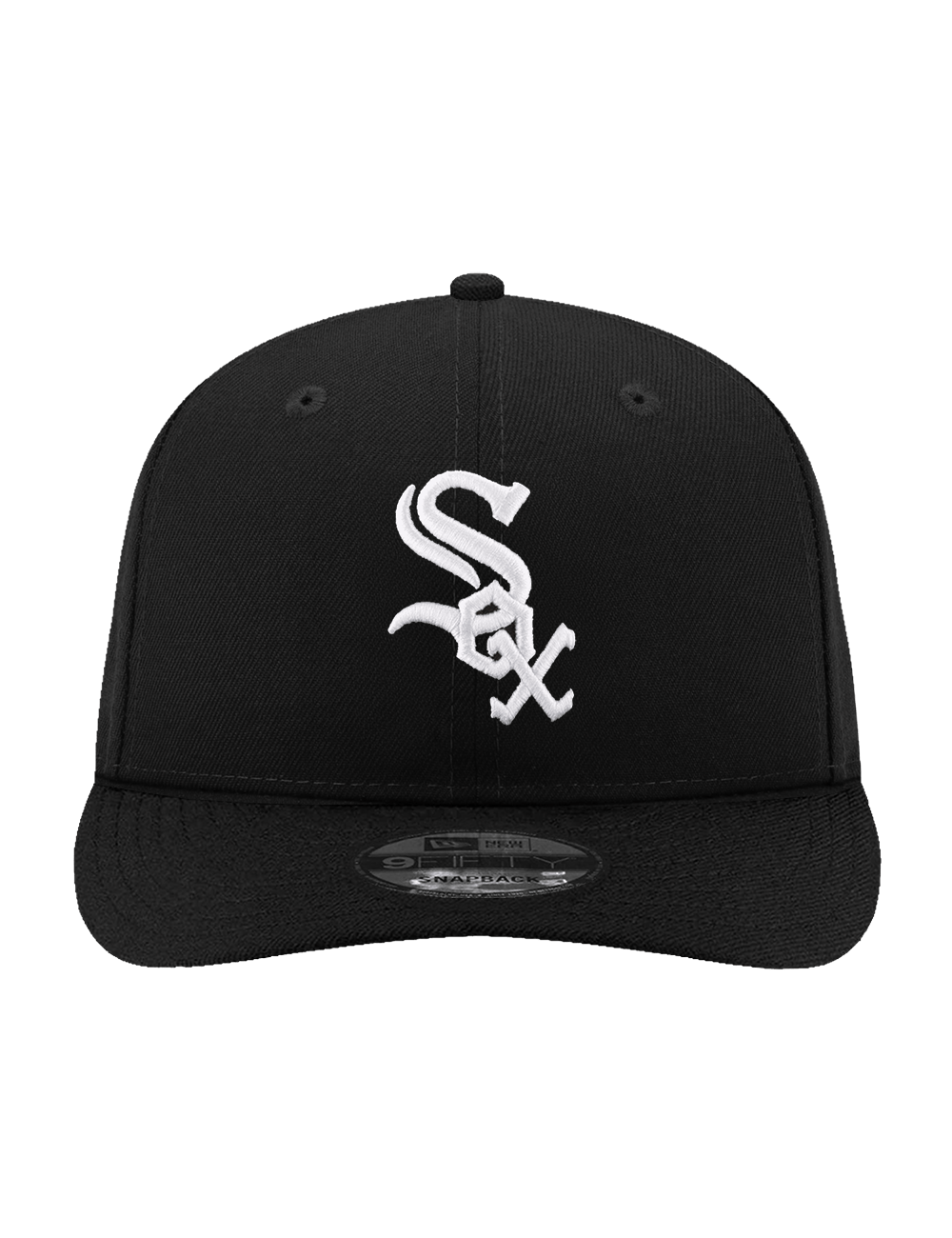 New Era Caps Chicago White Sox New Era MLB Team 9FIFTY Pre-Curved Snapback Hat - Black