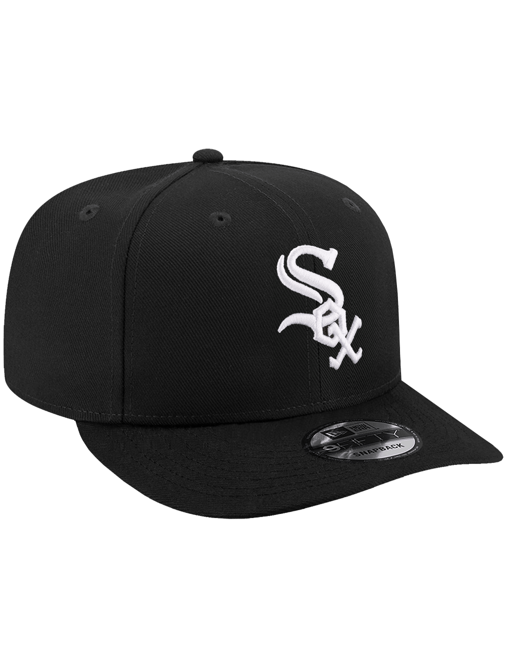 New Era Caps Chicago White Sox New Era MLB Team 9FIFTY Pre-Curved Snapback Hat - Black