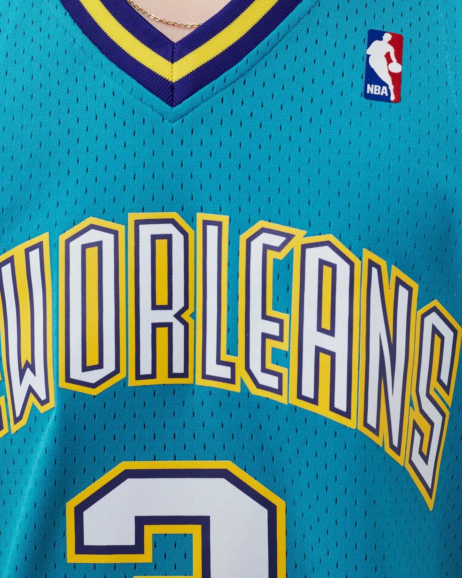 Mitchell And Ness Jerseys Chris Paul New Orleans Pelicans Mitchell & Ness NBA 05-06 HWC Swingman Jersey - Teal