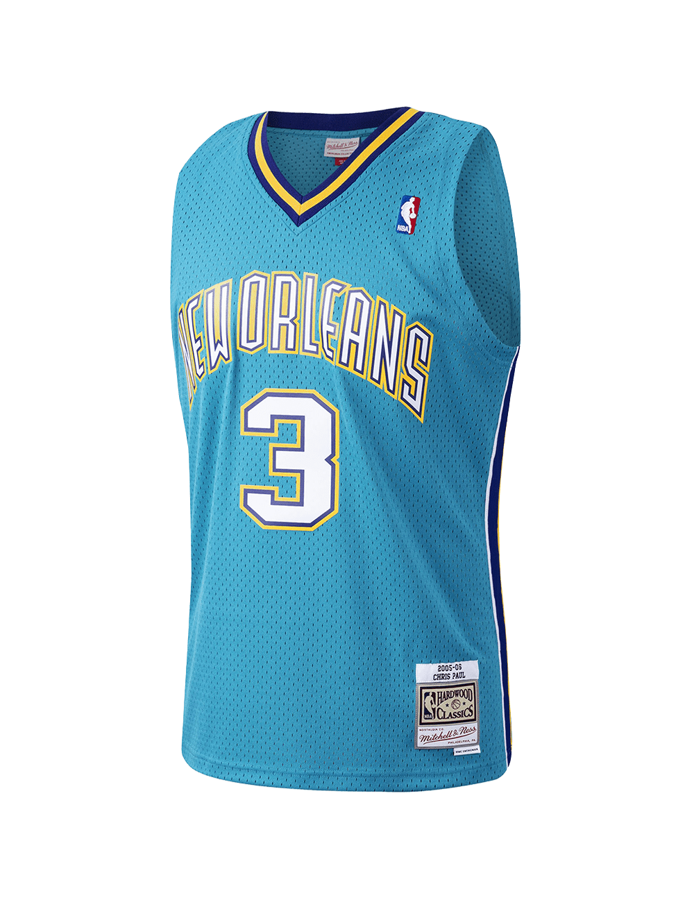 Mitchell And Ness Jerseys Chris Paul New Orleans Pelicans Mitchell & Ness NBA 05-06 HWC Swingman Jersey - Teal