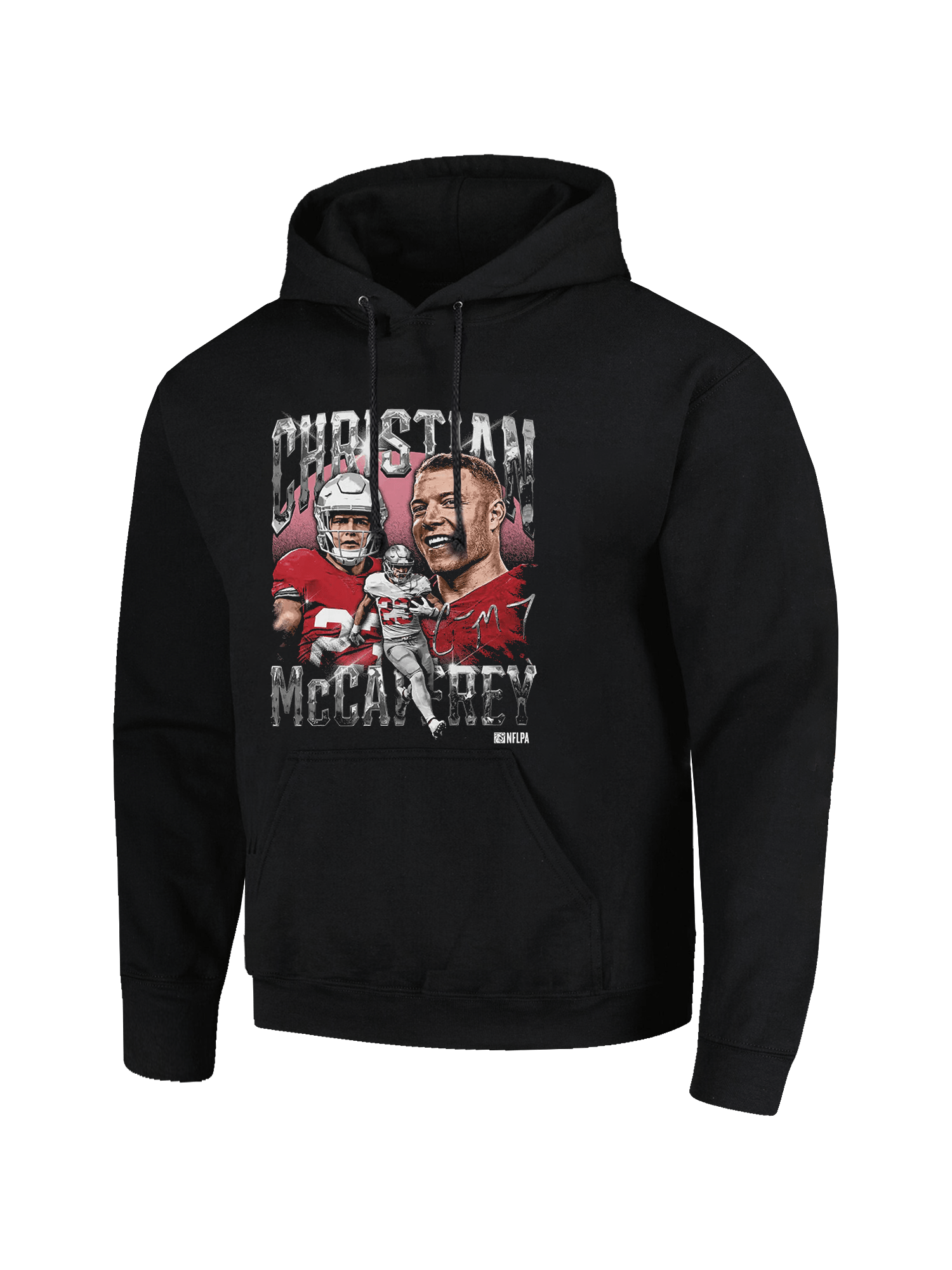 500 Level Jumpers Christian McCaffrey San Francisco 49ers 500 Level NFL Homage Hoodie Jumper - Black