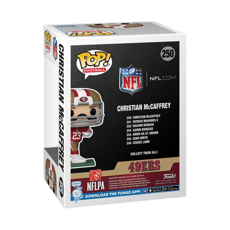Funko Figures Christian McCaffrey San Francisco 49ers Funko NFL Pop Vinyl Figure - 250