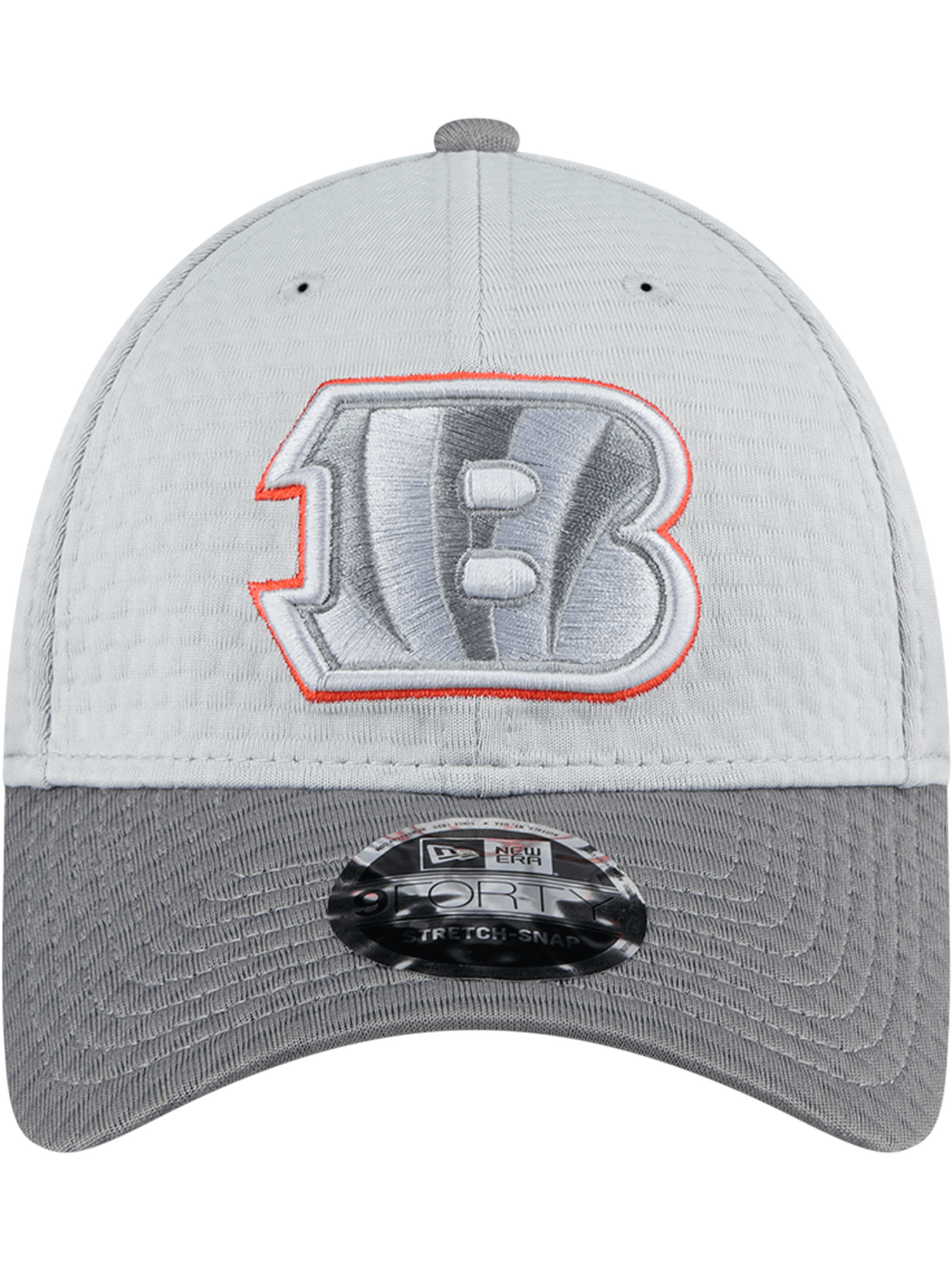 New Era Caps Cincinnati Bengals New Era NFL 24 Training 9FORTY Stretch-Snapback Hat - Grey