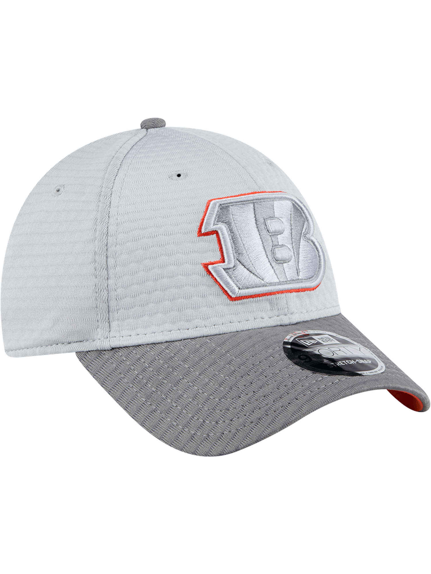 New Era Caps Cincinnati Bengals New Era NFL 24 Training 9FORTY Stretch-Snapback Hat - Grey