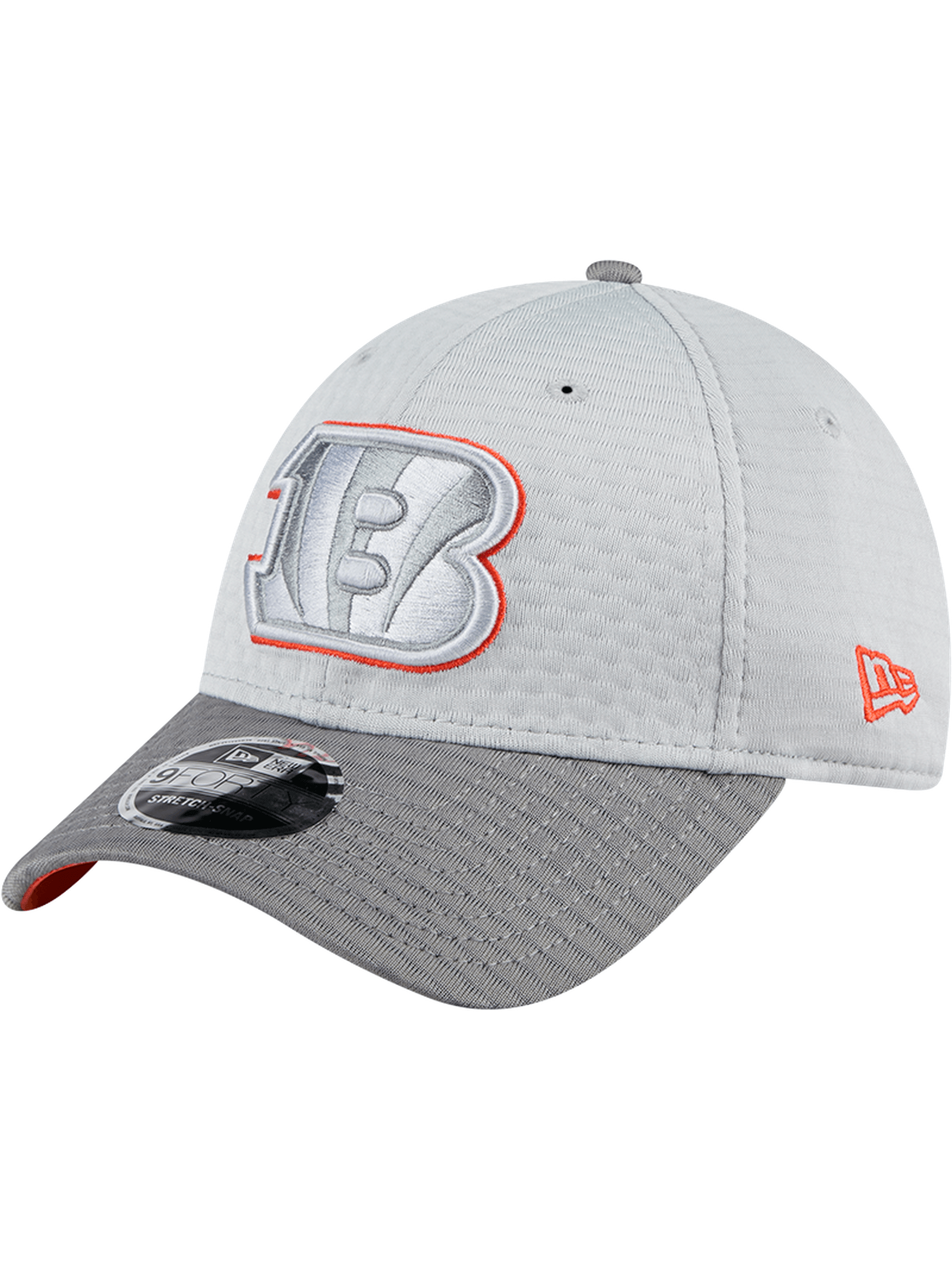 New Era Caps Cincinnati Bengals New Era NFL 24 Training 9FORTY Stretch-Snapback Hat - Grey