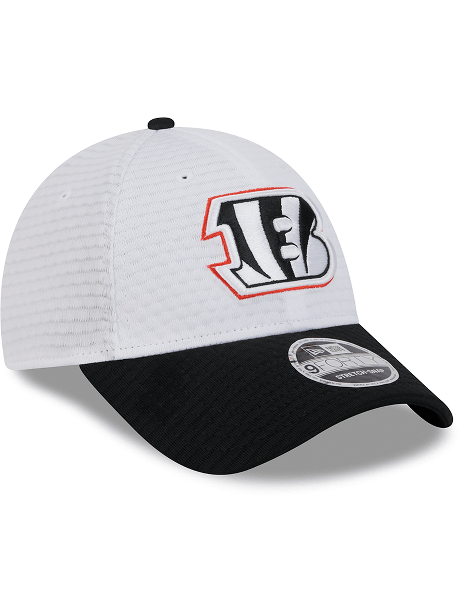 New Era Caps Cincinnati Bengals New Era NFL 24 Training 9FORTY Stretch-Snapback Hat - White