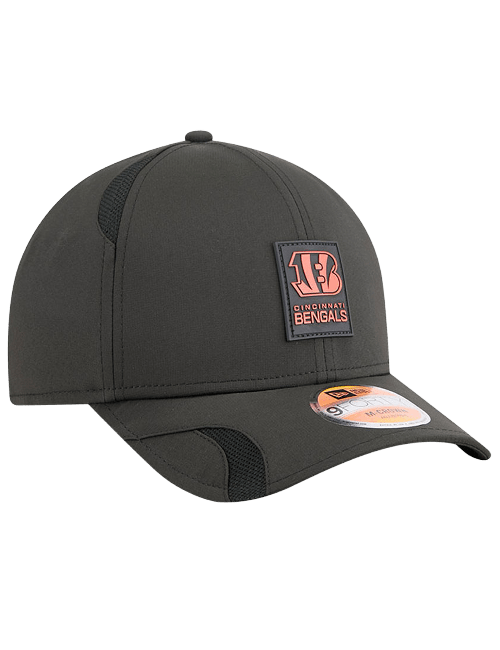 New Era Caps Cincinnati Bengals New Era NFL 25 Sideline 9FORTY M-Crown Snapback Hat - Black