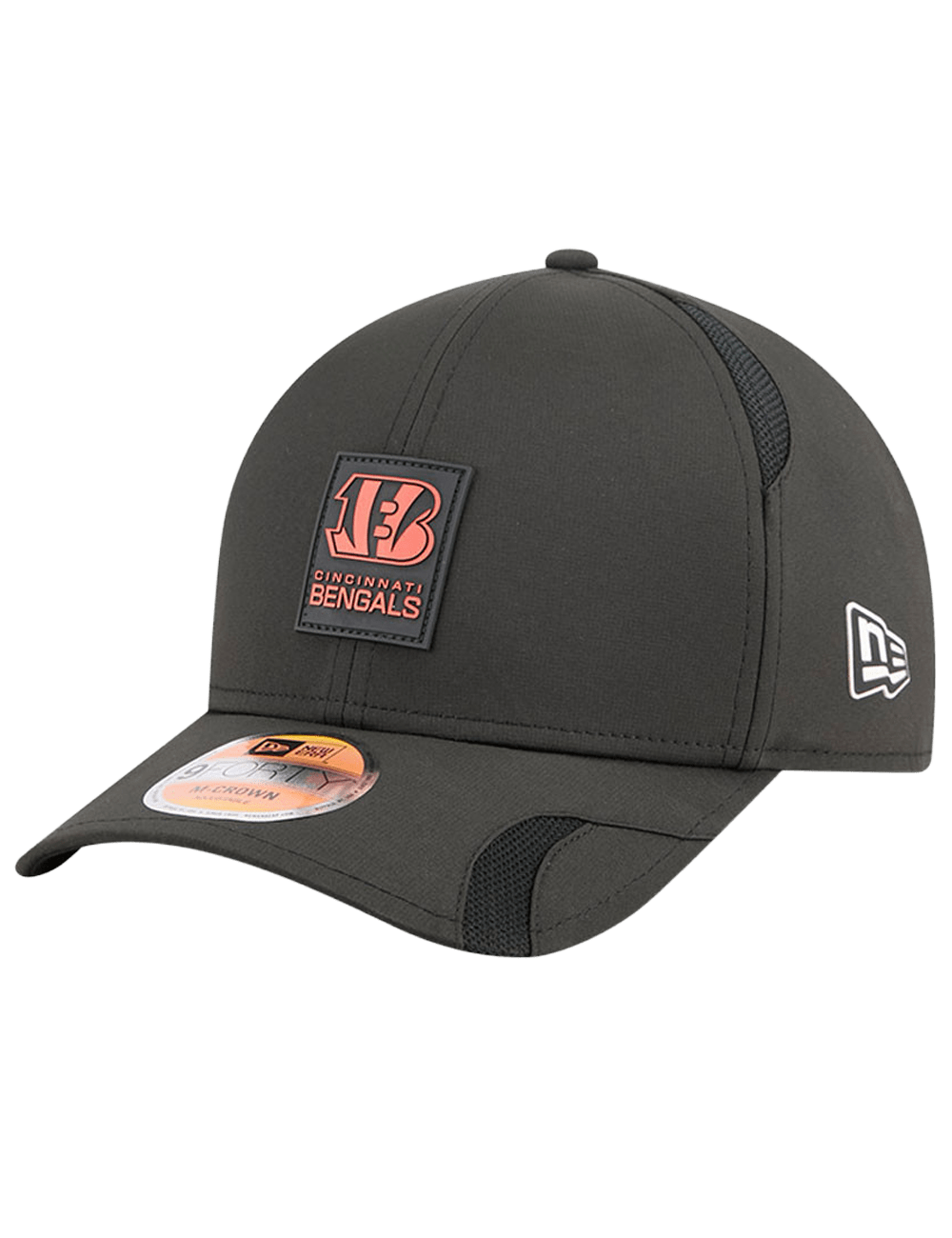 New Era Caps Cincinnati Bengals New Era NFL 25 Sideline 9FORTY M-Crown Snapback Hat - Black