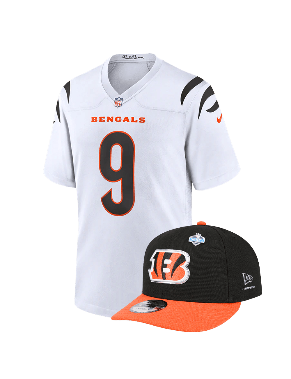 US Sports HQ Bundles Cincinnati Bengals NFL Jersey & Snapback Hat Bundle