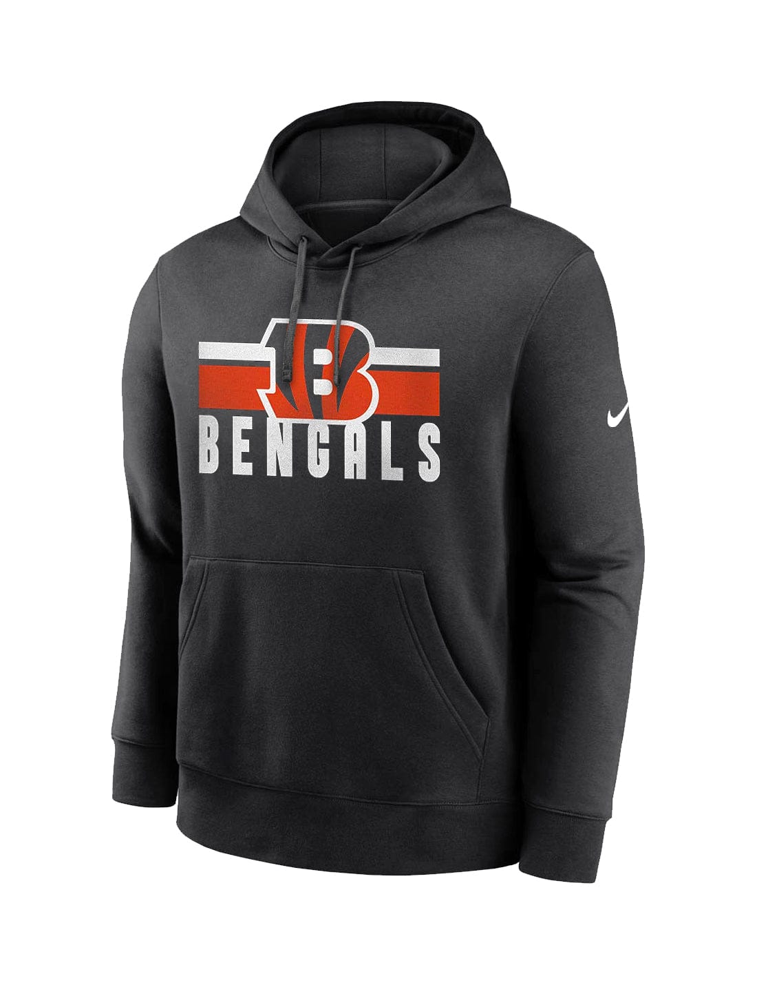 Nike Jumpers Cincinnati Bengals Nike NFL Team Stripes Hoodie Jumper - Black