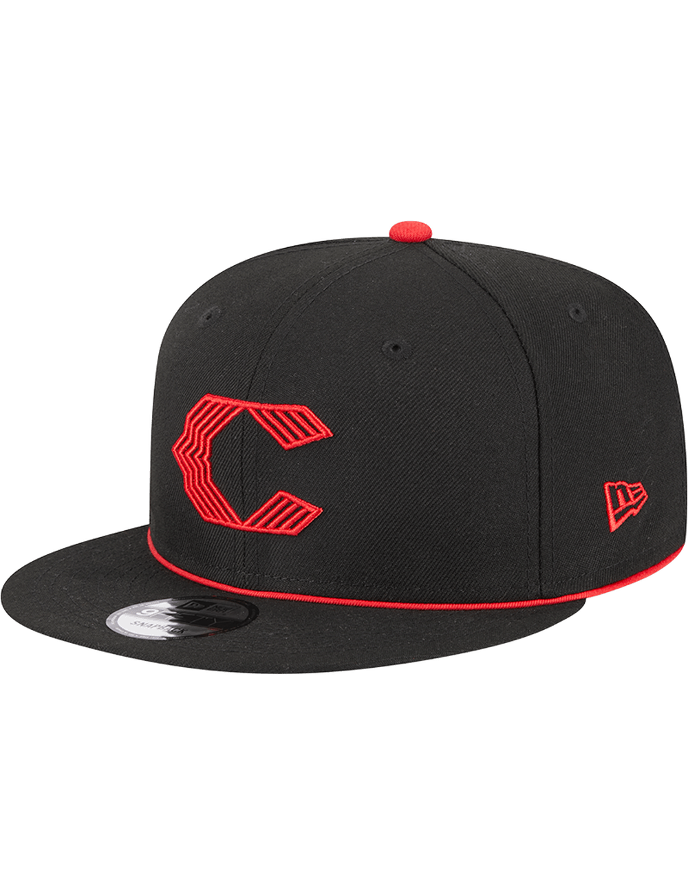 New Era Caps Cincinnati Reds New Era MLB City Connect 9FIFTY Snapback Hat - Black