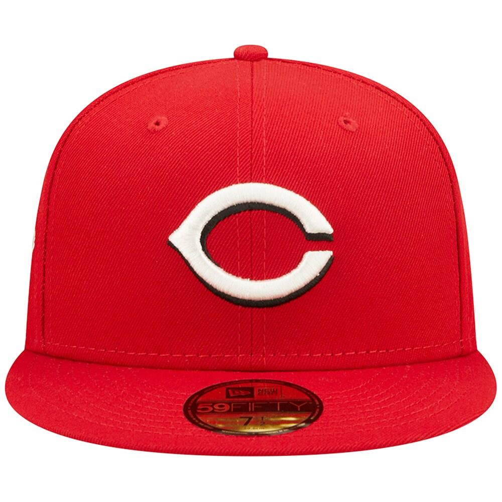 New Era Caps Cincinnati Reds New Era MLB Pop Sweat 59FIFTY Fitted Hat - Red