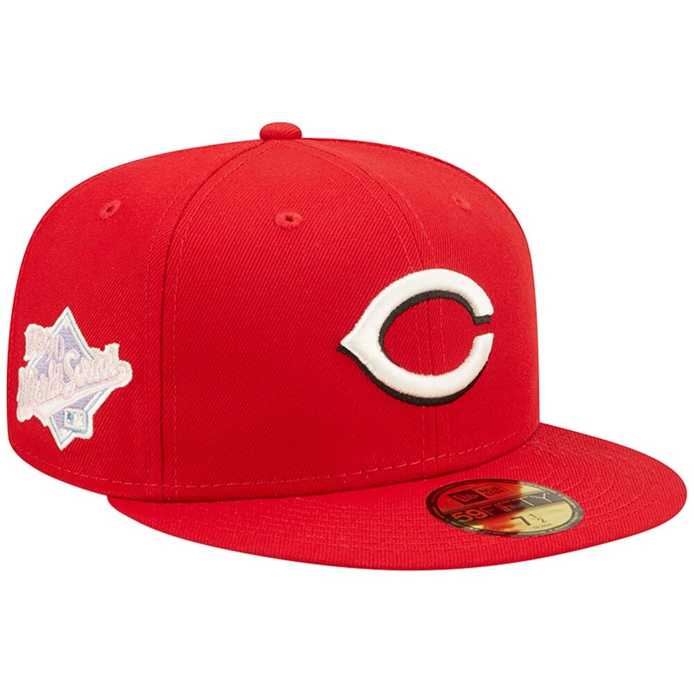 New Era Caps Cincinnati Reds New Era MLB Pop Sweat 59FIFTY Fitted Hat - Red