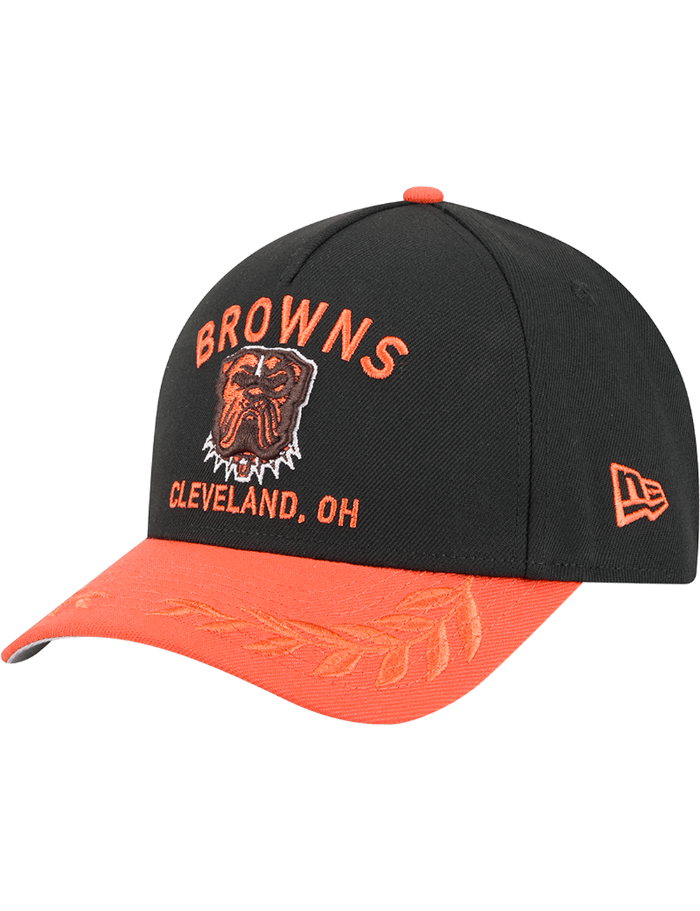 New Era Caps Cleveland Browns New Era NFL 25 Draft 9FORTY M-Crown Snapback Hat - Black