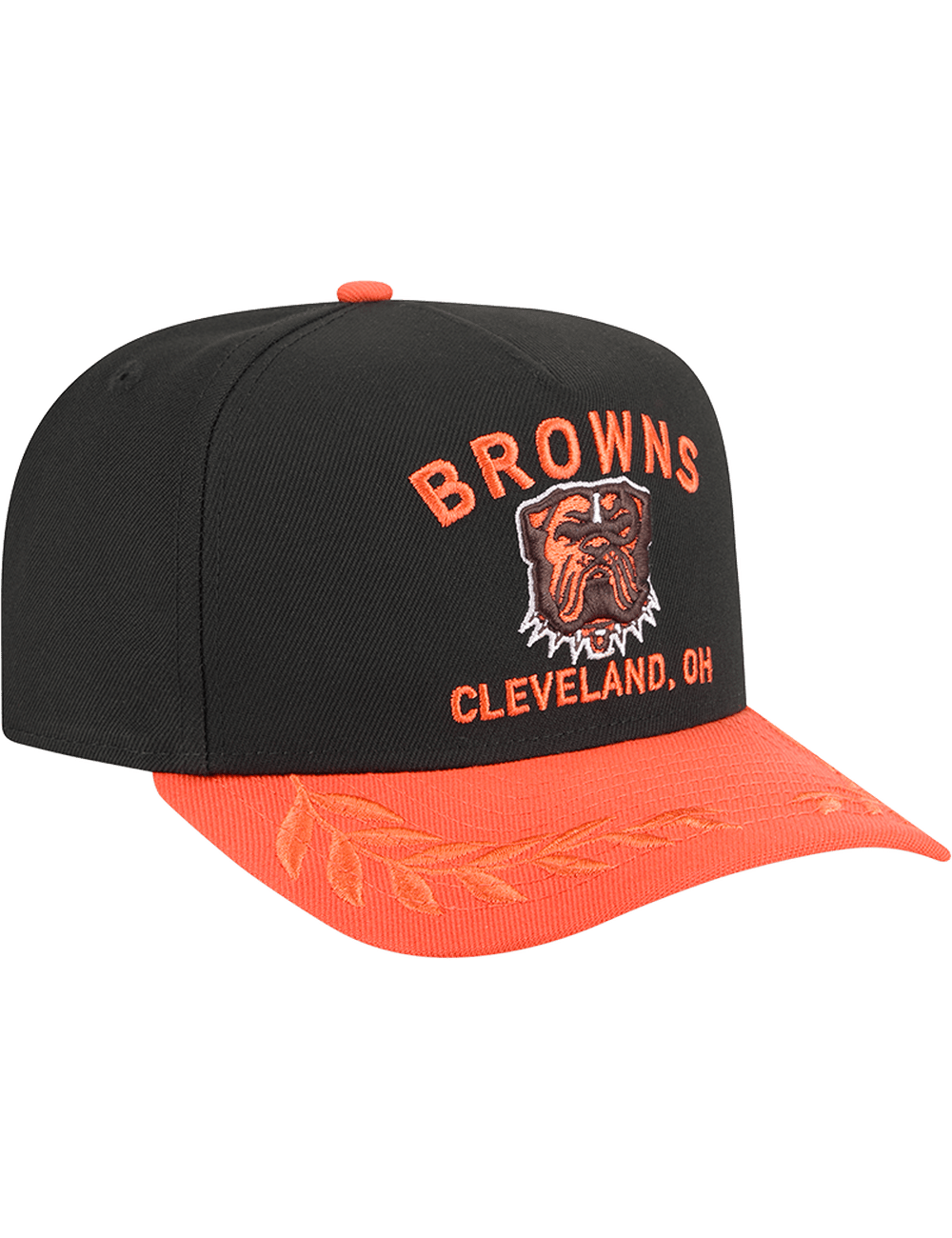 New Era Caps Cleveland Browns New Era NFL 25 Draft Pre-Curved 9FIFTY A-Frame Snapback Hat - Black