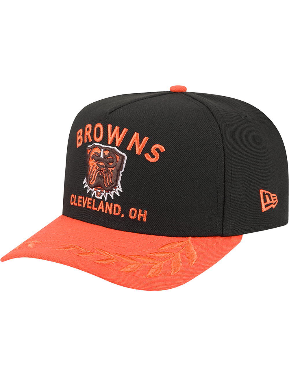 New Era Caps Cleveland Browns New Era NFL 25 Draft Pre-Curved 9FIFTY A-Frame Snapback Hat - Black