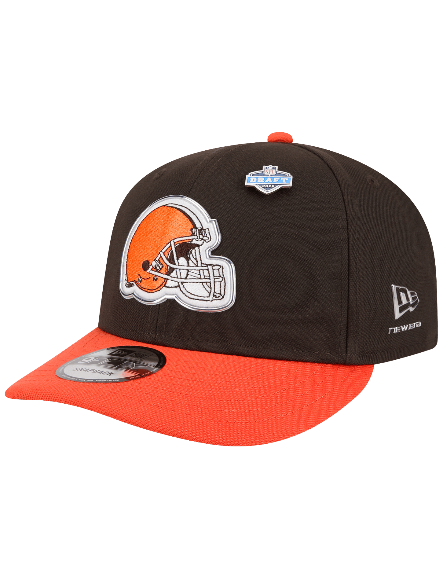 New Era Caps OSFM Cleveland Browns New Era NFL Draft 26 9FIFTY Pre-Curved Snapback Hat