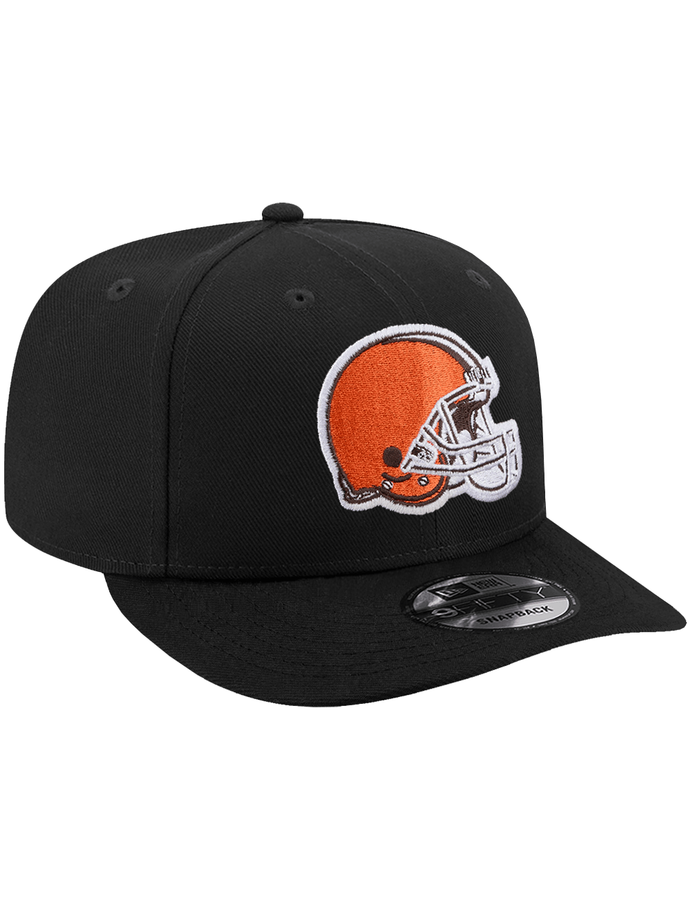 New Era Caps OSFA Cleveland Browns New Era NFL Team 9FIFTY Pre-Curved Snapback Hat - Black