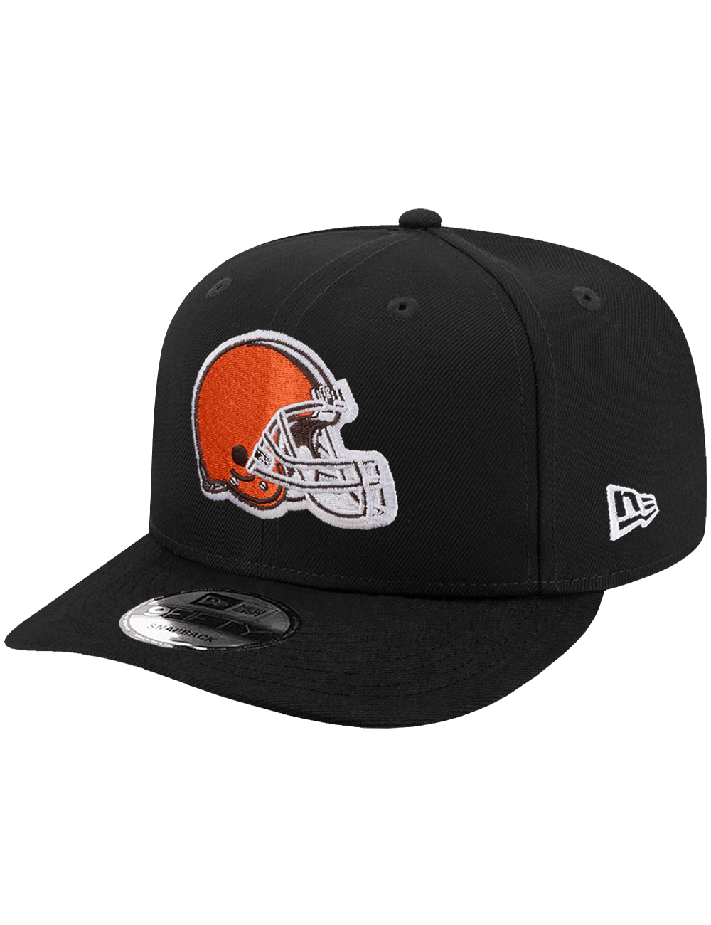 New Era Caps OSFA Cleveland Browns New Era NFL Team 9FIFTY Pre-Curved Snapback Hat - Black