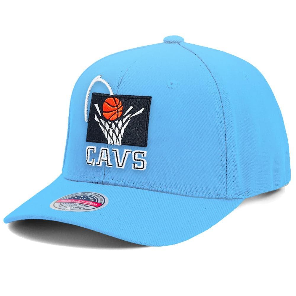 Mitchell And Ness Caps Cleveland Cavaliers Mitchell & Ness NBA HWC Classic Red Snapback Hat - Blue