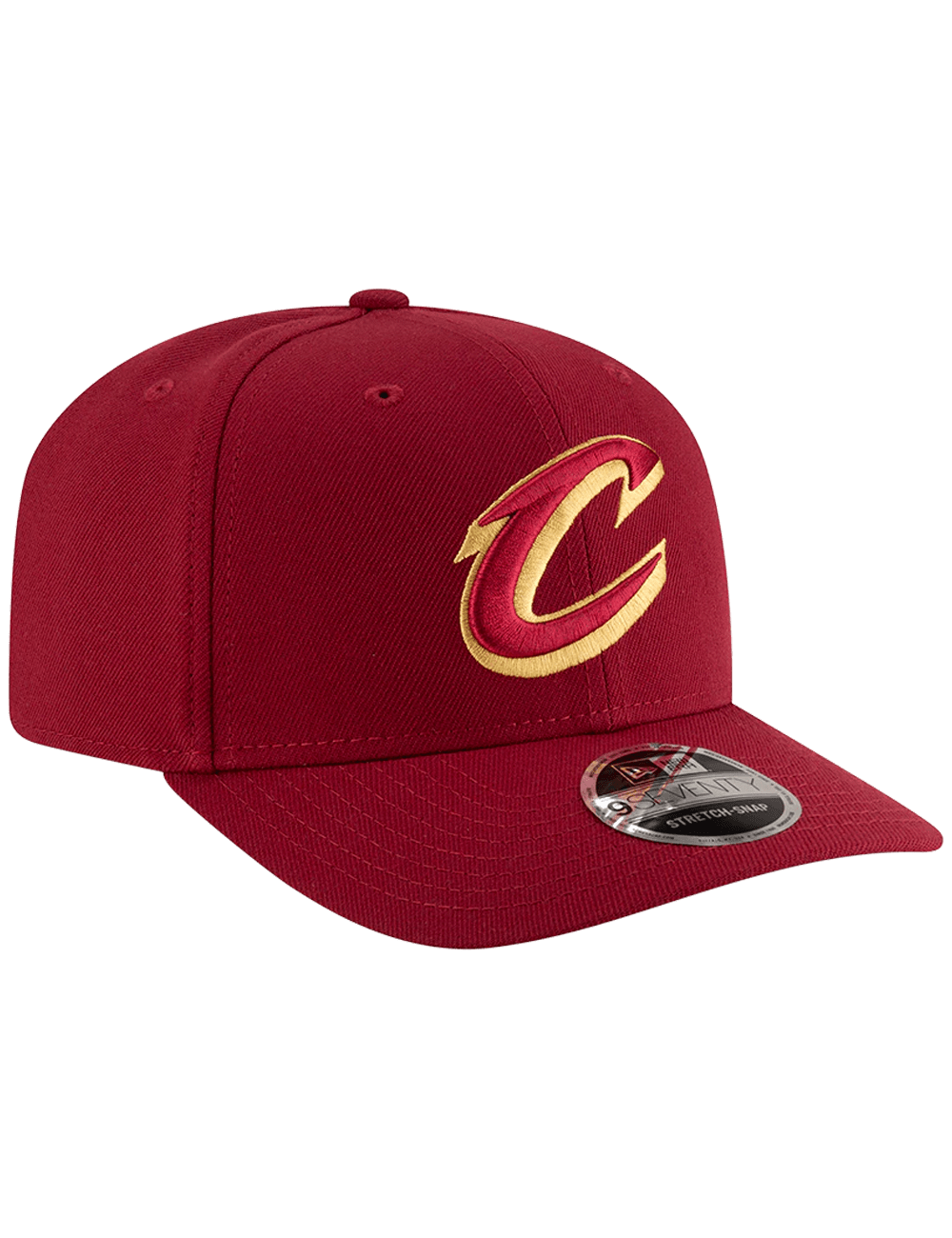 New Era Caps Cleveland Cavaliers New Era NBA Team 9SEVENTY Stretch-Snapback Hat - Maroon