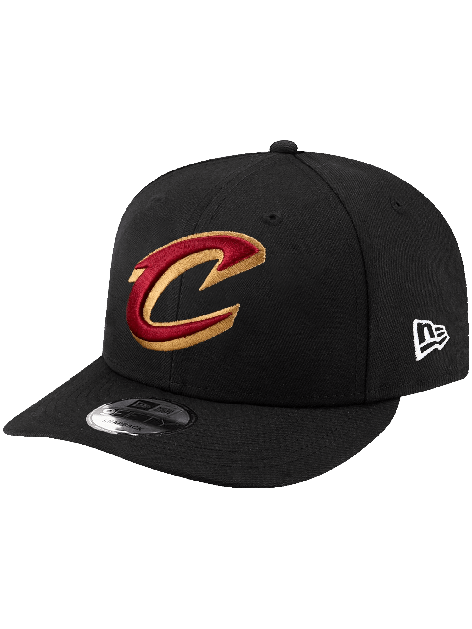 New Era Caps Cleveland Cavaliers New Era NBA Team Pre-Curved 9FIFTY Snapback Hat - Black
