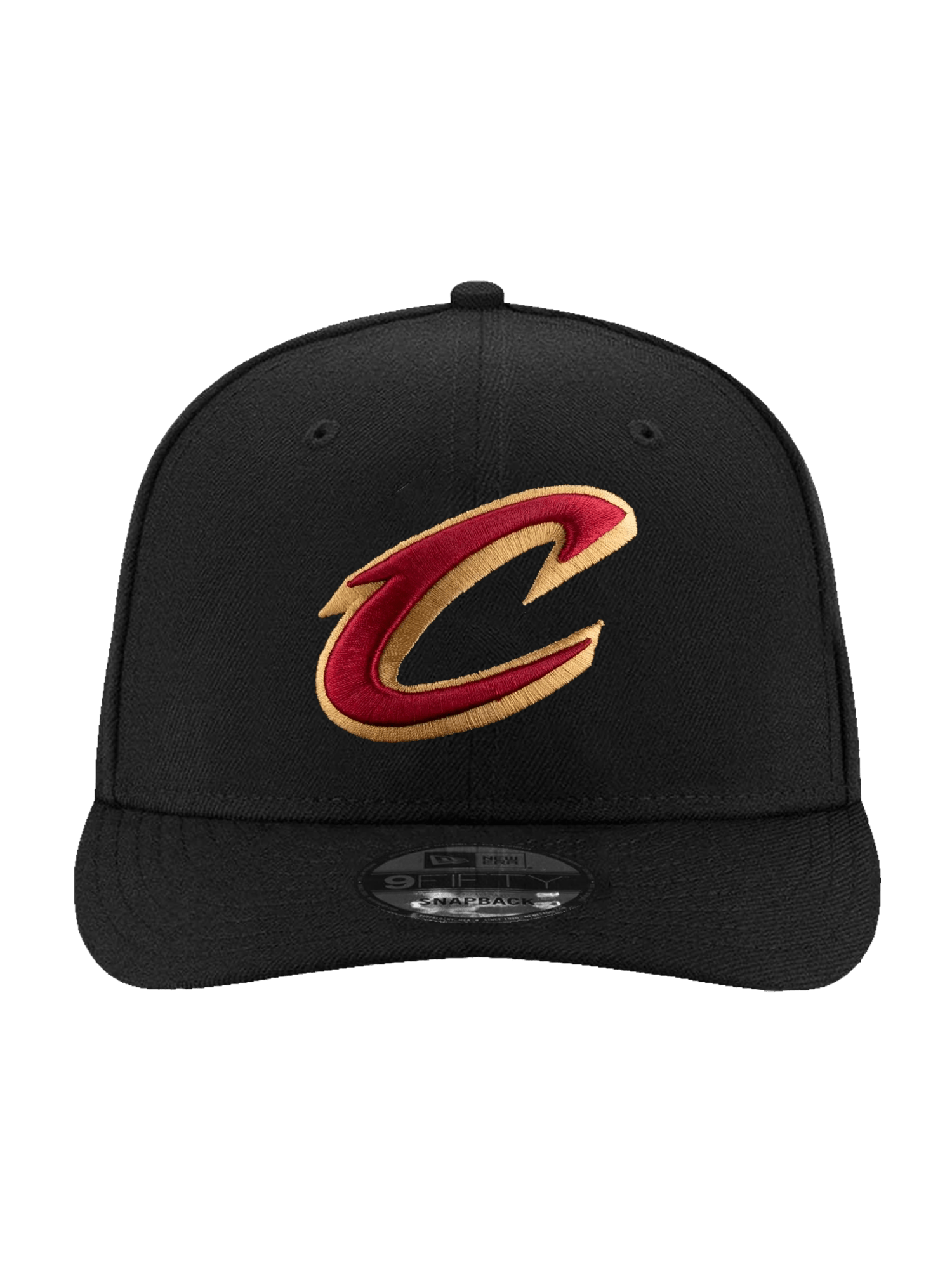 New Era Caps Cleveland Cavaliers New Era NBA Team Pre-Curved 9FIFTY Snapback Hat - Black