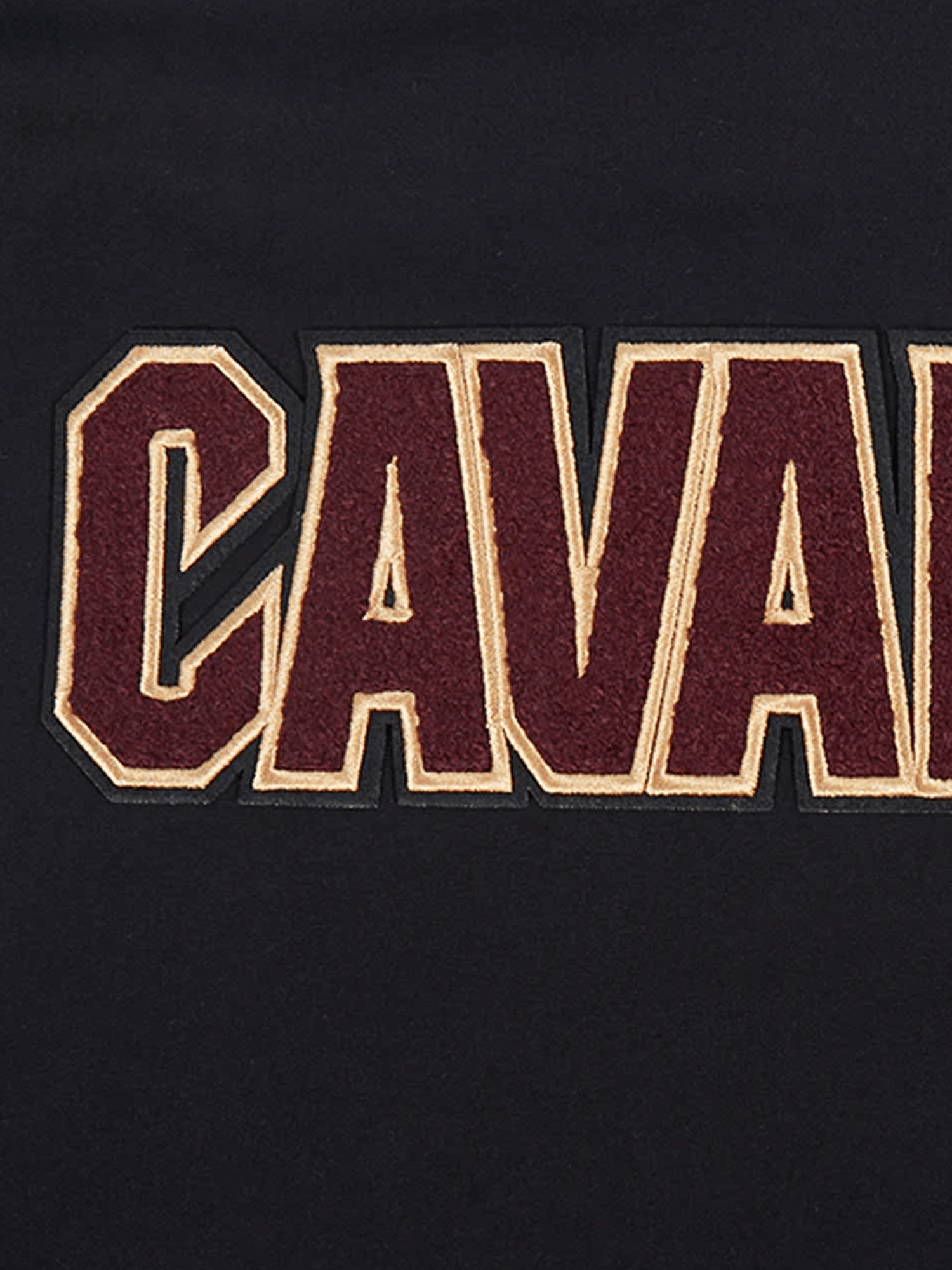 Pro Standard T-Shirts Cleveland Cavaliers Pro Standard NBA Team Chenille Flex T-Shirt - Black