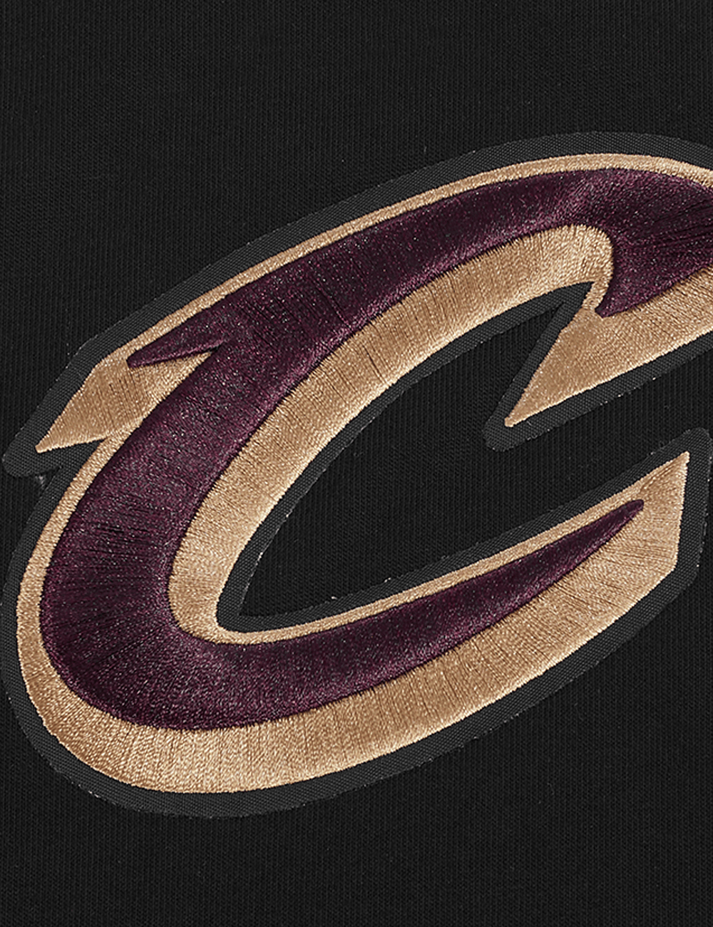 Pro Standard T-Shirts Cleveland Cavaliers Pro Standard NBA Wingspan Drop Shoulder T-Shirt - Black