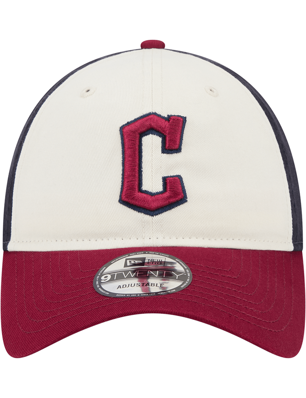 New Era Caps Cleveland Guardians New Era MLB City Connect 9TWENTY Strapback Hat - Navy