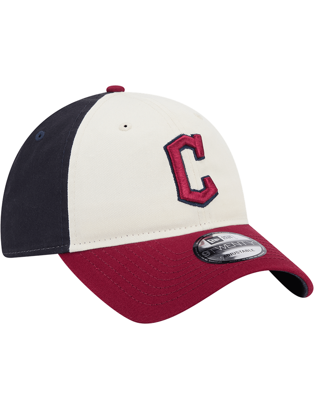 New Era Caps Cleveland Guardians New Era MLB City Connect 9TWENTY Strapback Hat - Navy