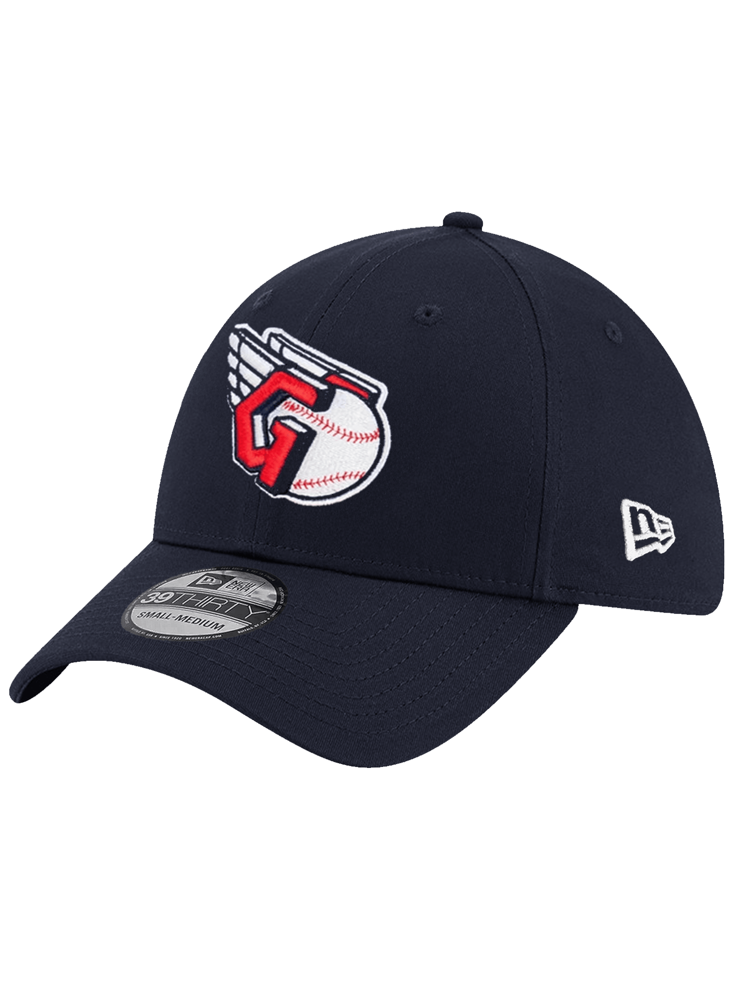 New Era Caps Cleveland Guardians New Era MLB Primary 39THIRTY Stretch-Fit Hat - Navy