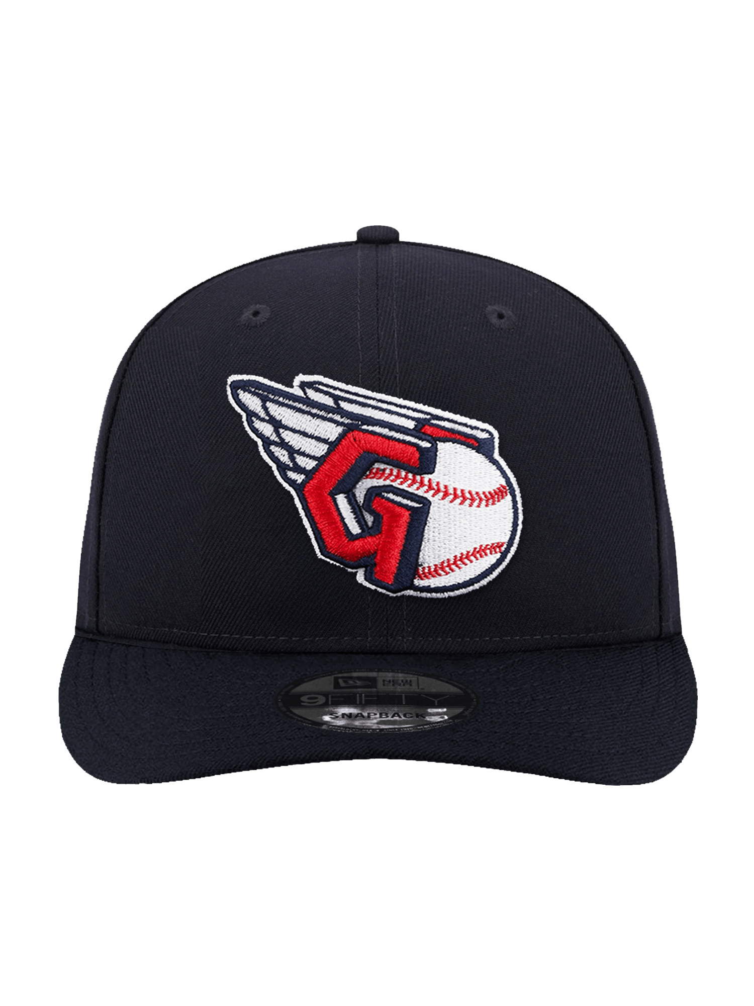 New Era Caps Cleveland Guardians New Era MLB Primary 9FIFTY Pre-Curved Snapback Hat - Navy