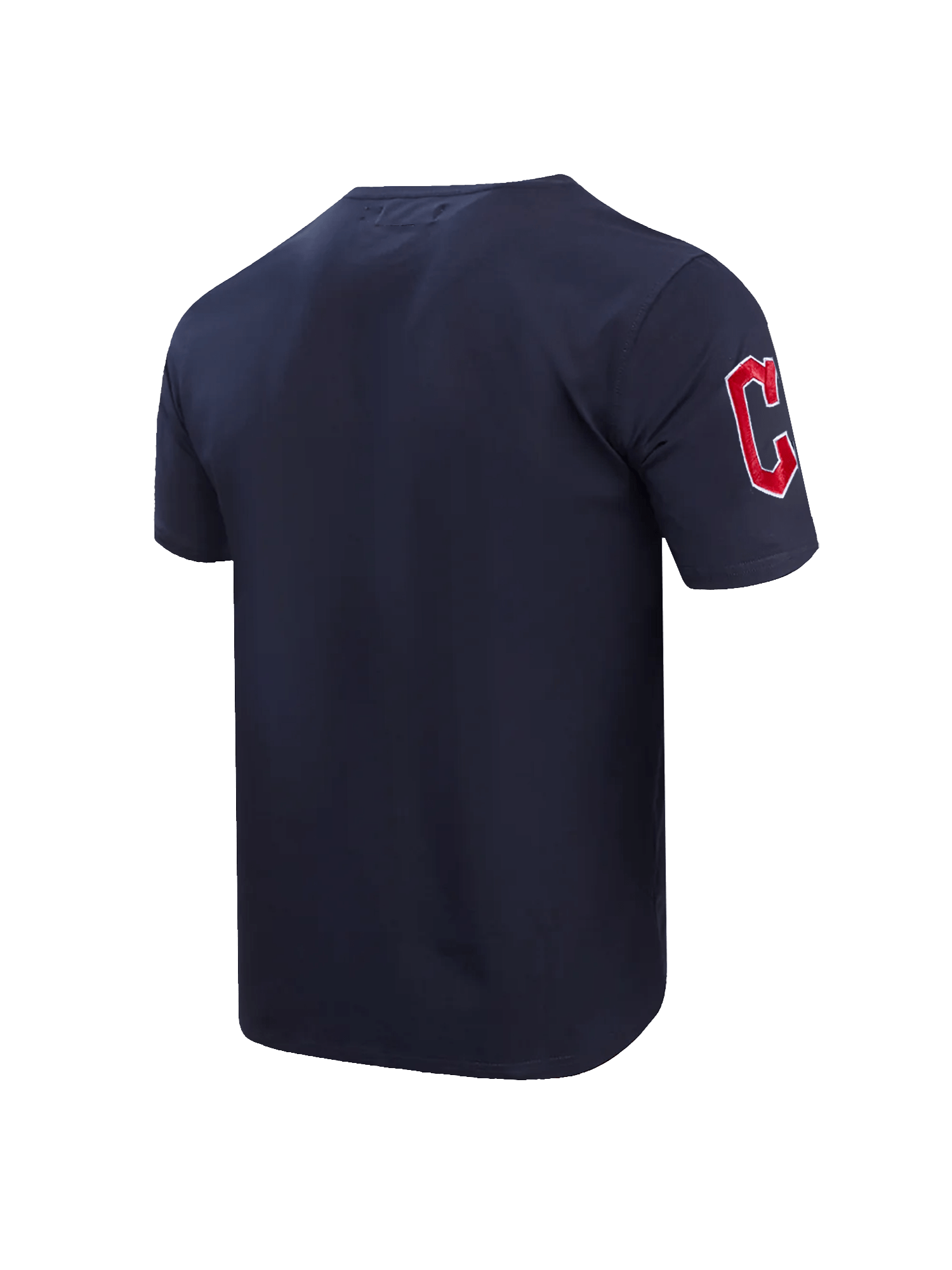 Pro Standard T-Shirts Cleveland Guardians Pro Standard MLB Team Chenille Flex T-Shirt - Navy