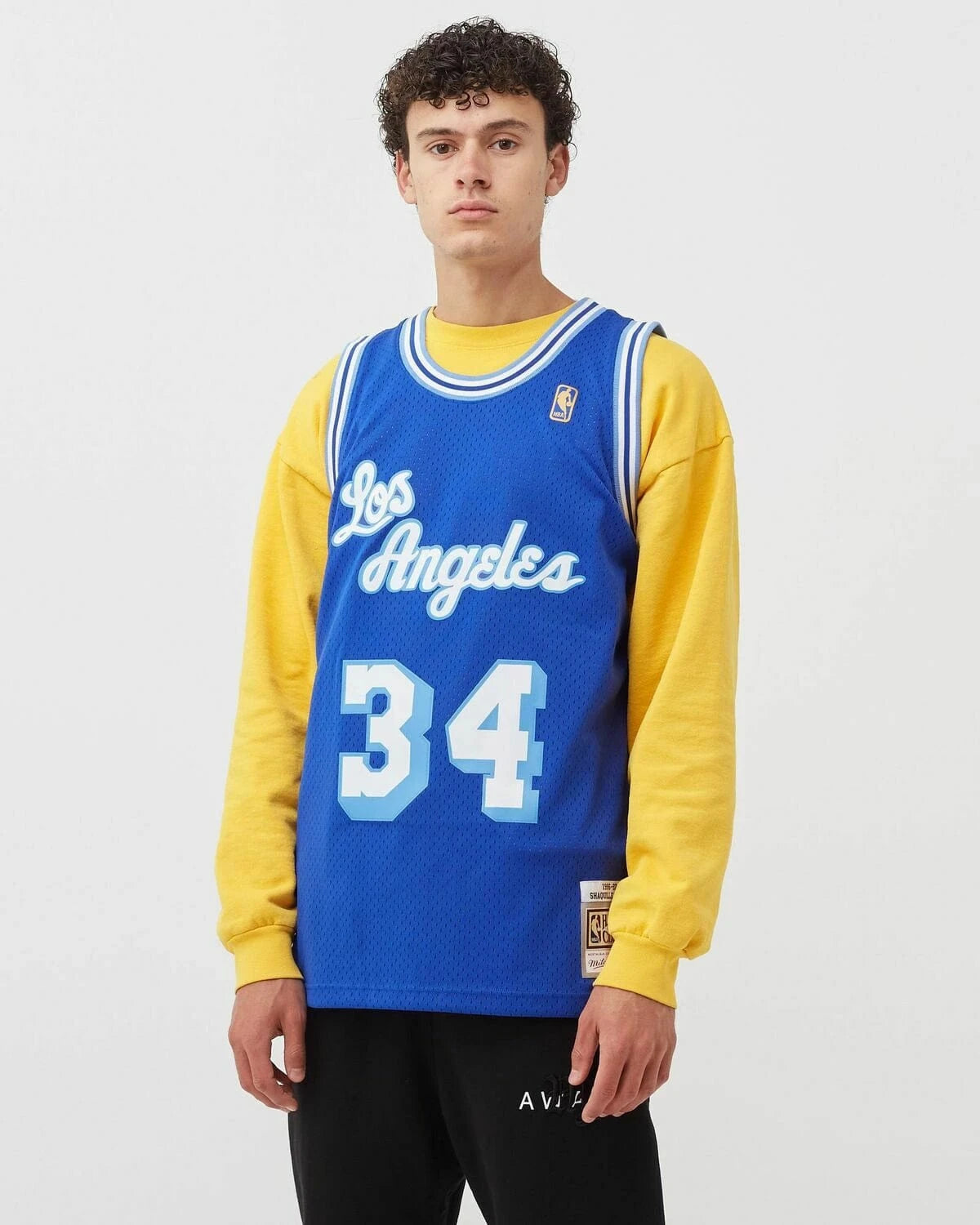 Shaquille O'Neal Los Angeles Lakers Mitchell & Ness NBA 96-97 Alt HWC Swingman Jersey - Blue