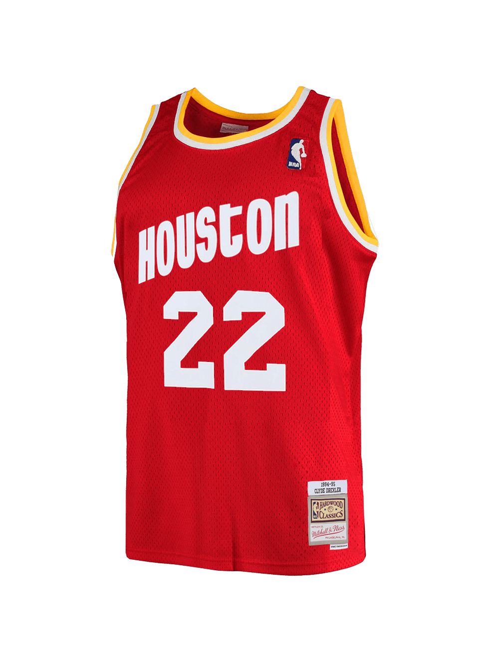 Mitchell And Ness Jerseys Clyde Drexler Houston Rockets Mitchell & Ness NBA 94-95 HWC Swingman Jersey - Red
