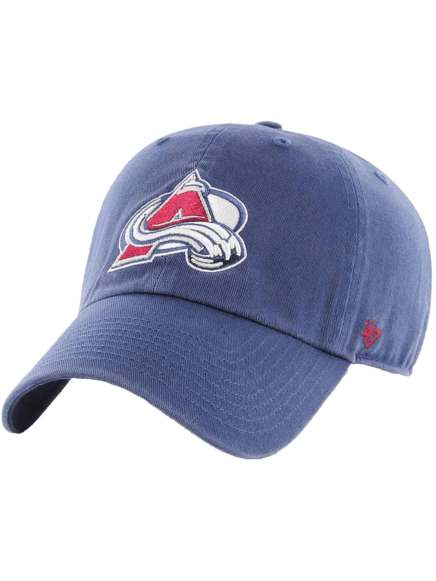 47 Brand Caps Colorado Avalanche '47 NHL Team Clean Up Strapback Hat - Timber Blue