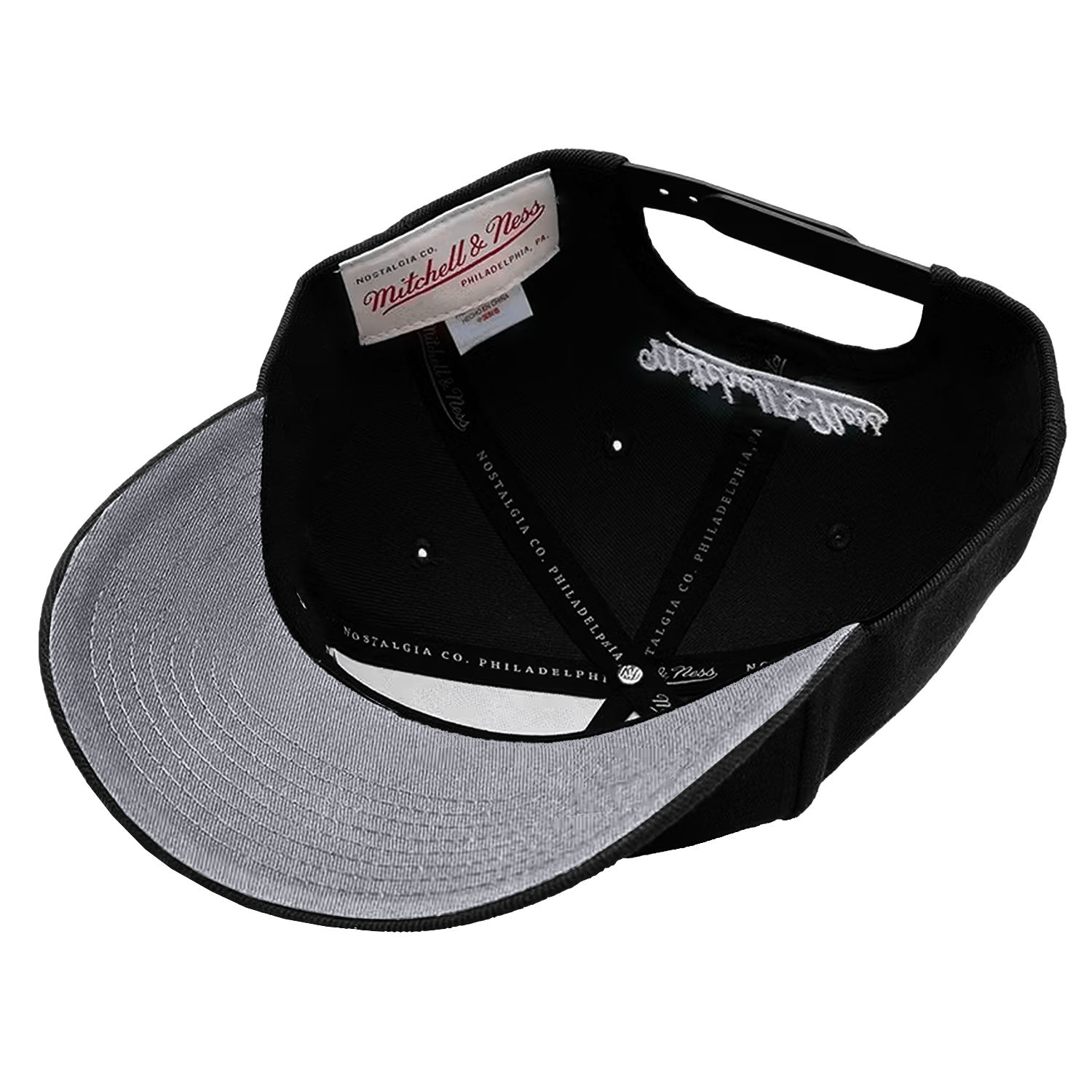 Mitchell And Ness Caps Colorado Avalanche Mitchell & Ness NHL Icon Pro Crown Snapback Hat - Black