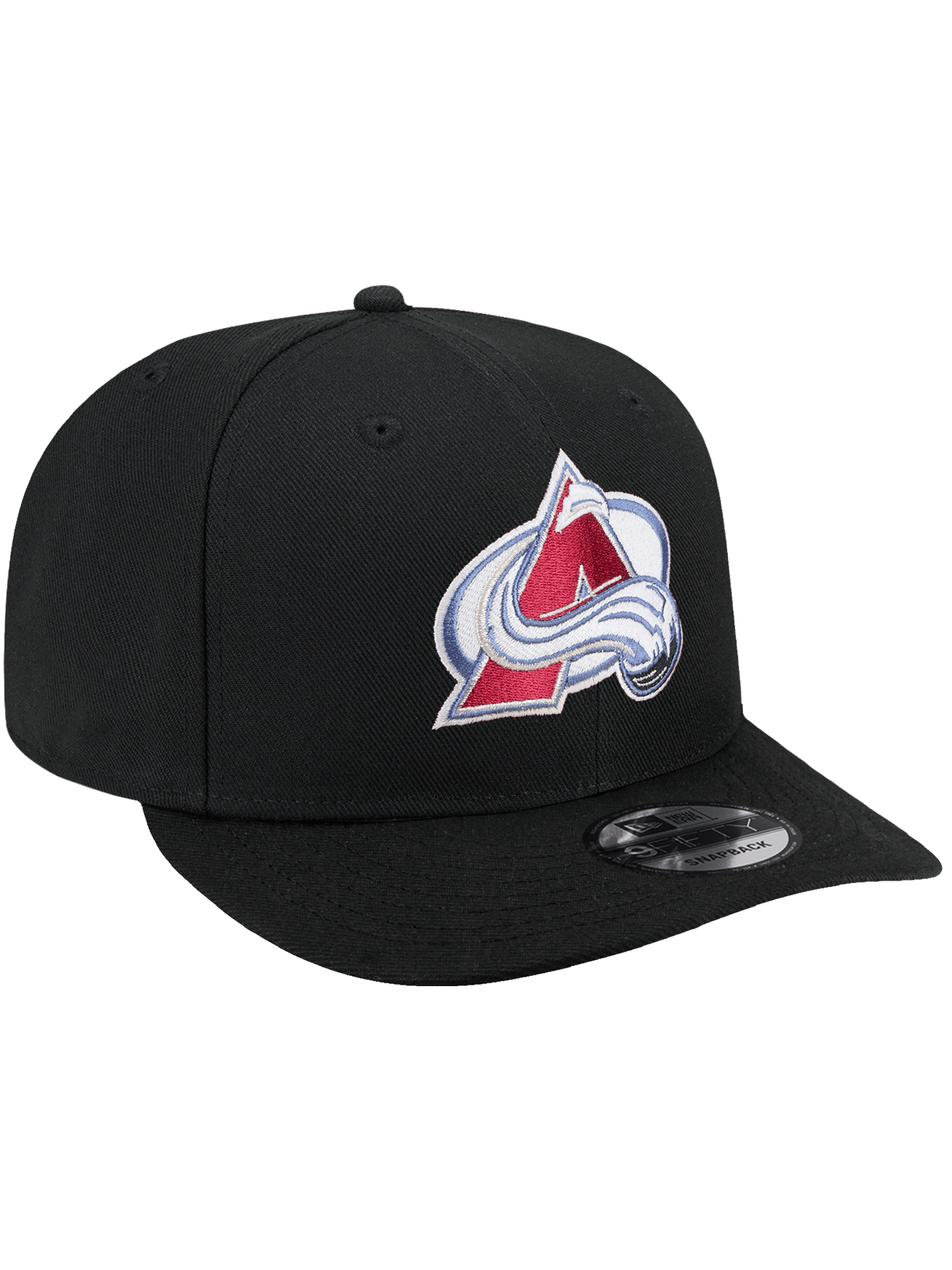 New Era Caps OSFA Colorado Avalanche New Era NHL Team 9FIFTY Pre-Curved Snapback Hat - Black