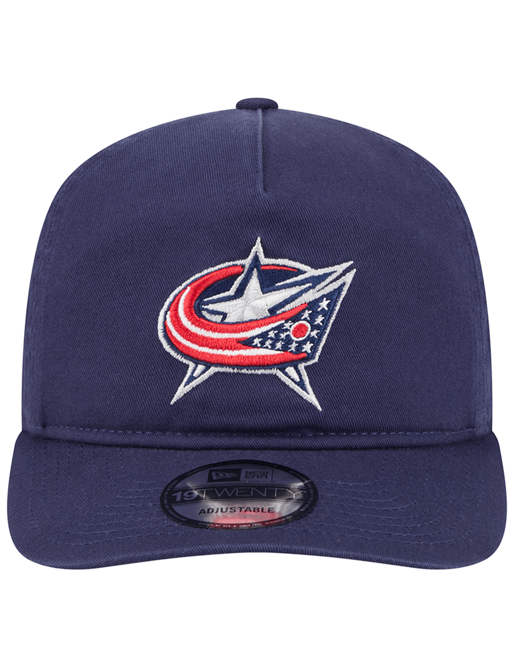 New Era Caps Columbus Blue Jackets New Era NHL Team 19TWENTY Pre-Curved Snapback Hat - Navy