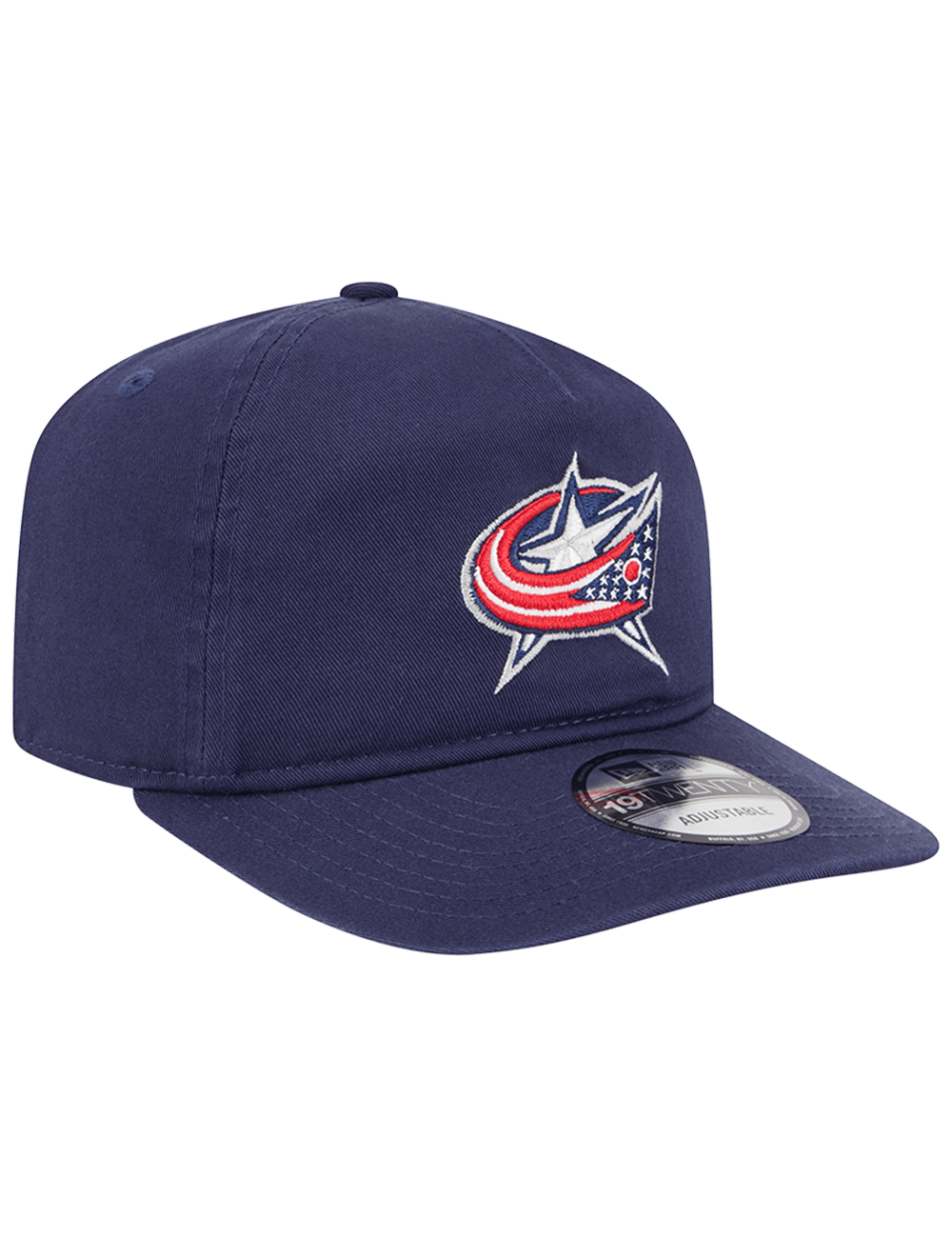 New Era Caps Columbus Blue Jackets New Era NHL Team 19TWENTY Pre-Curved Snapback Hat - Navy