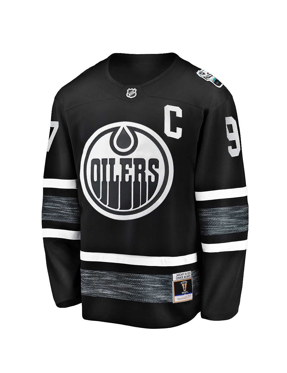 Mitchell And Ness Jerseys Connor McDavid Edmonton Oilers Mitchell & Ness NHL 19 All-Star Power Play Jersey - Black