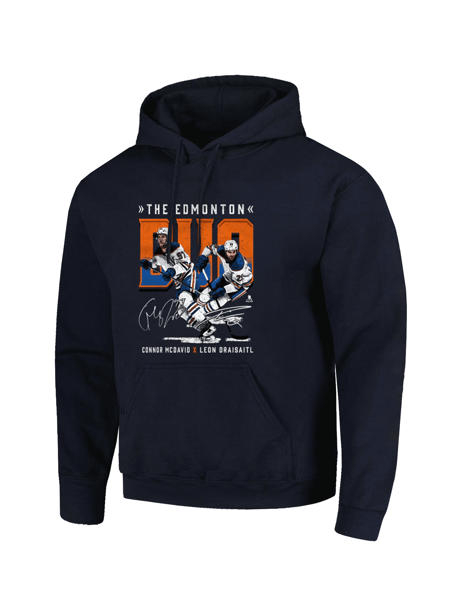 500 Level Jumpers Connor McDavid/Leon Draisaitl Edmonton Oilers 500 Level NHL Duo Hoodie Jumper - Navy