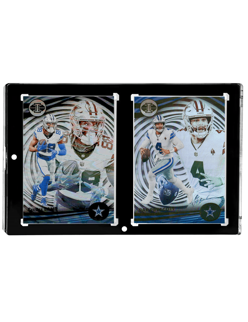 Panini Cards Dak Prescott/CeeDee Lamb Dallas Cowboys Panini NFL Illusions 2 Card Set