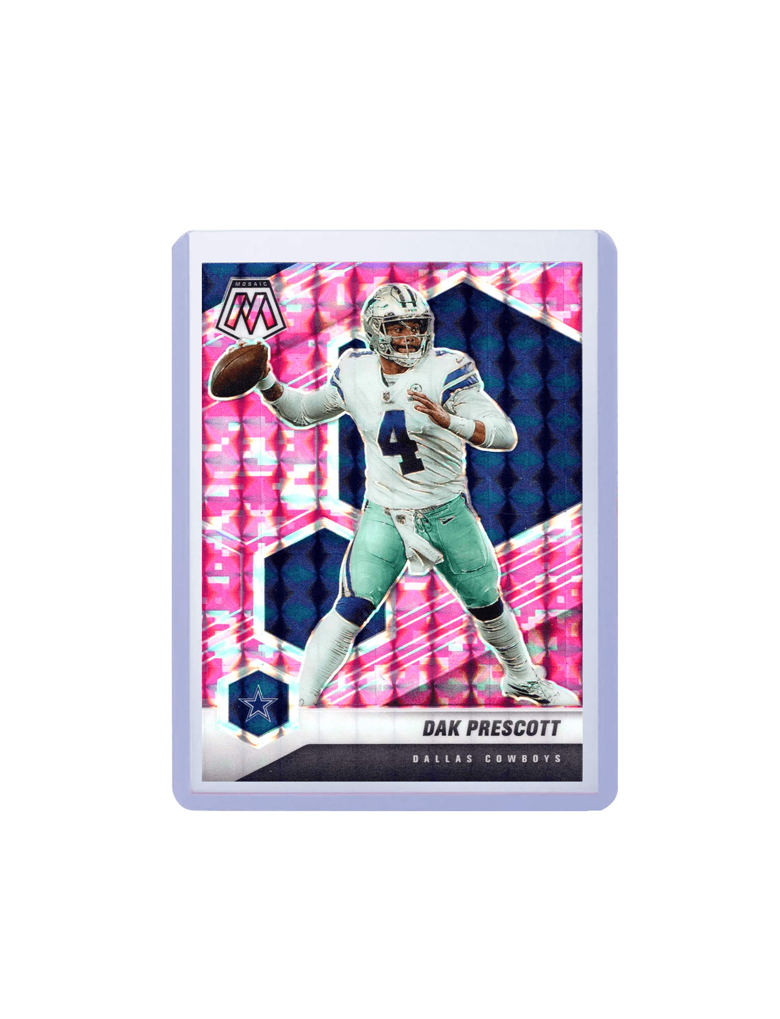 Panini Cards Dak Prescott Dallas Cowboys Panini NFL Mosaic 21 Pink Camo Card