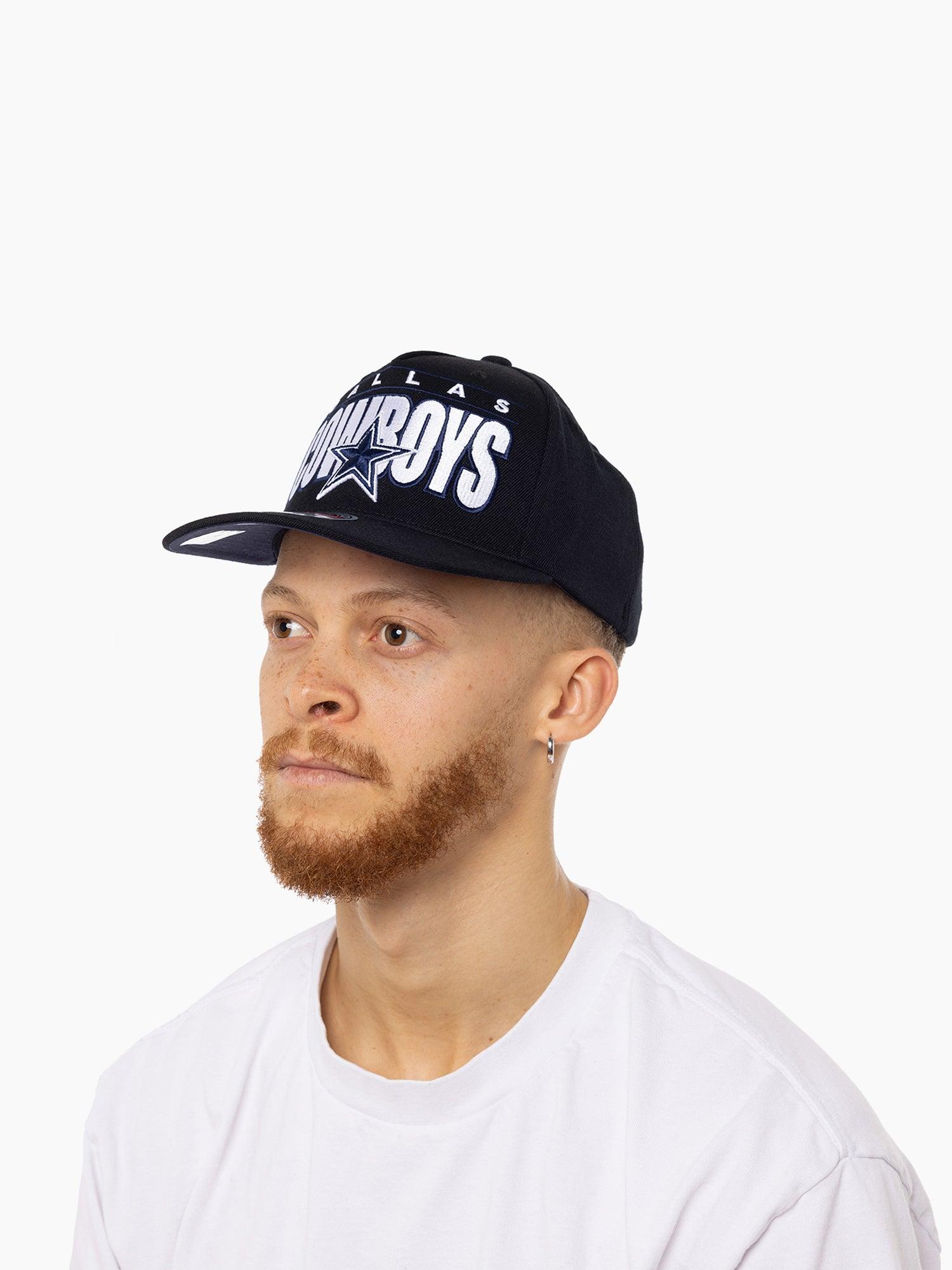 Mitchell And Ness Caps Dallas Cowboys Mitchell & Ness NFL Billboard 2.0 Classic Red Snapback Hat - Black