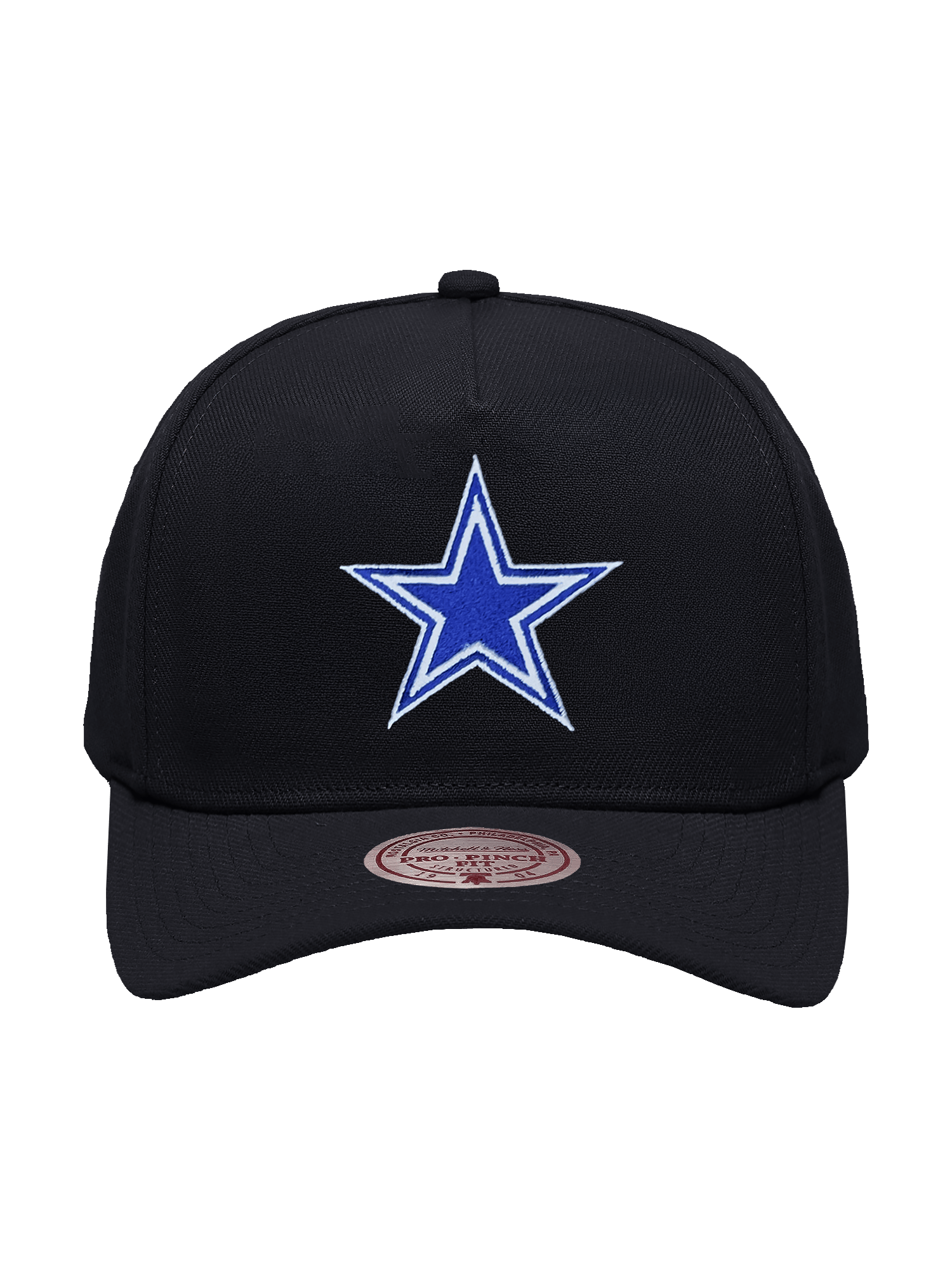 Mitchell And Ness Caps Dallas Cowboys Mitchell & Ness NFL Team Pro Pinch Snapback Hat - Black