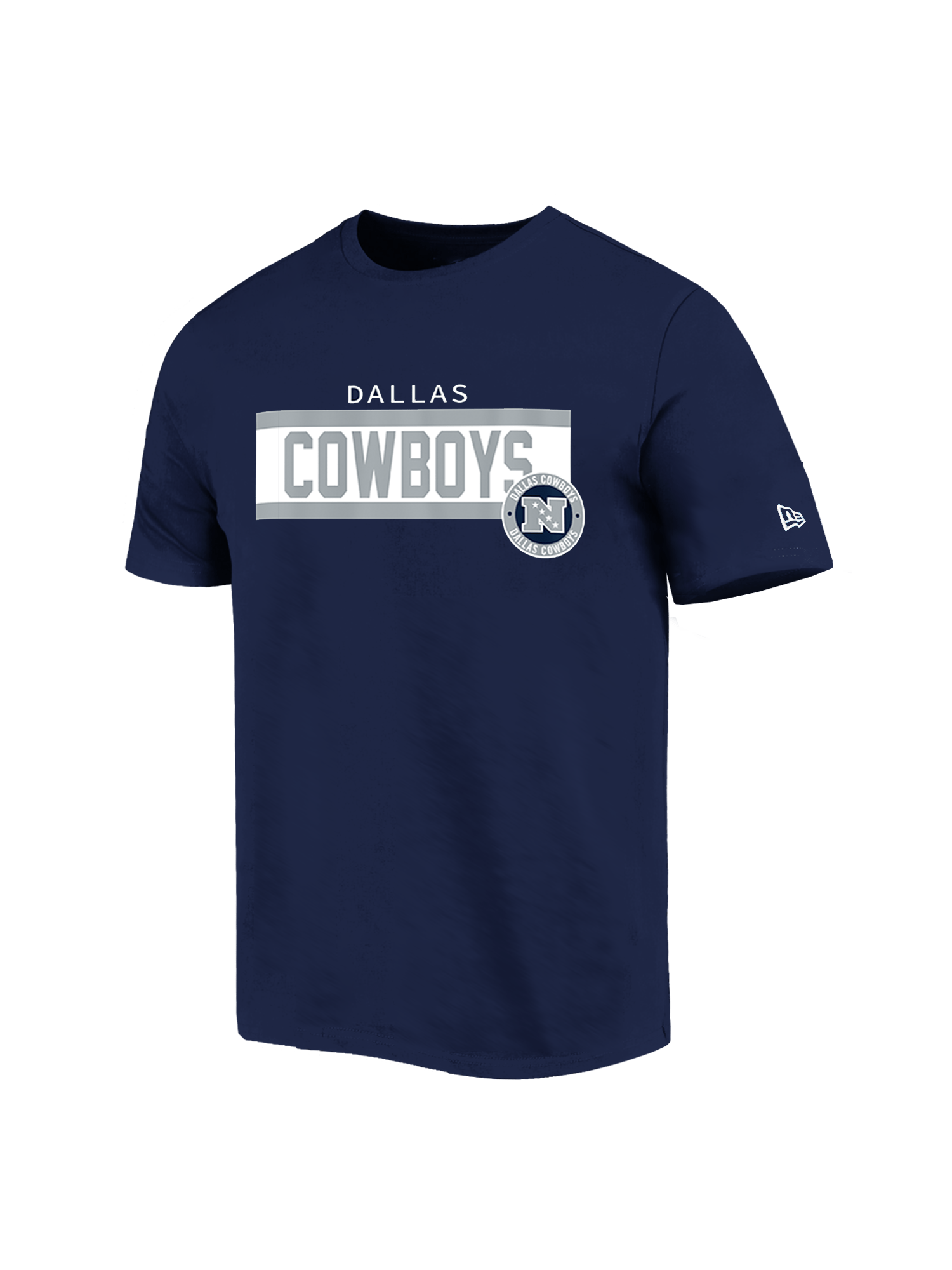 New Era T-Shirts Dallas Cowboys New Era NFL 24 Sideline T-Shirt - Dark Navy