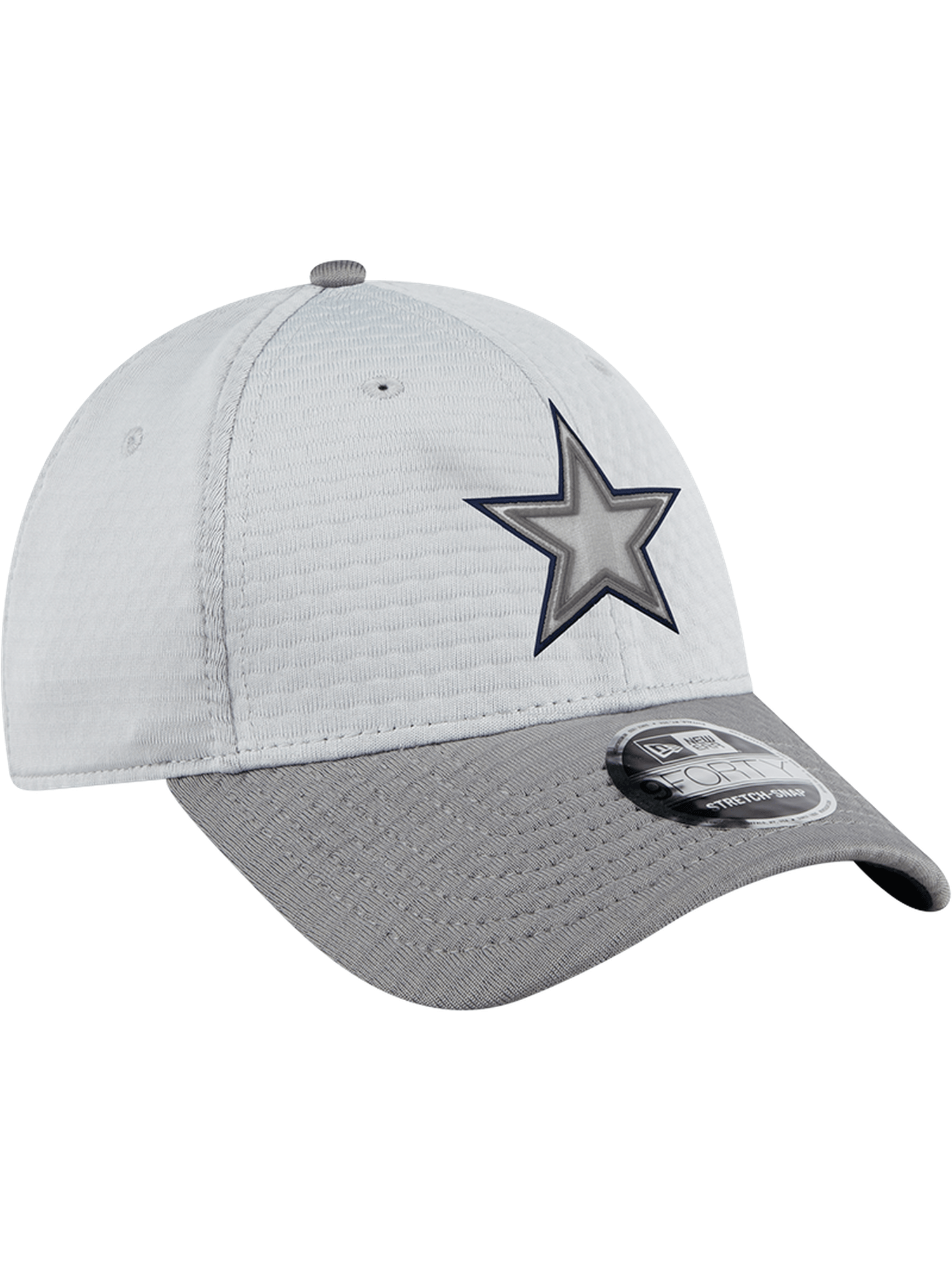 New Era Caps Dallas Cowboys New Era NFL 24 Training 9FORTY Stretch-Snapback Hat - Grey